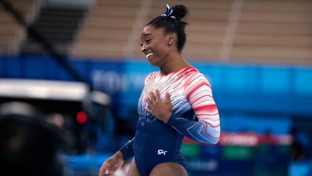 Simone Biles, The Canadian Press Simone Biles