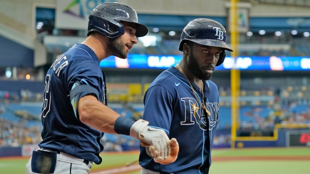 Randy Arozarena and Kevin Kiermaier