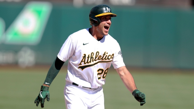 Matt Olson traded from A's to Braves in MLB blockbuster