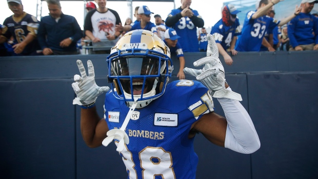 Winnipeg Blue Bombers wide receiver Rasheed Bailey