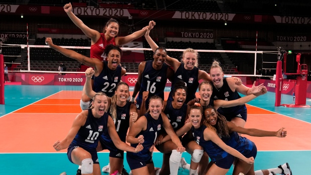 Olympics U S Women S Volleyball Final Tokyo Tsn Ca