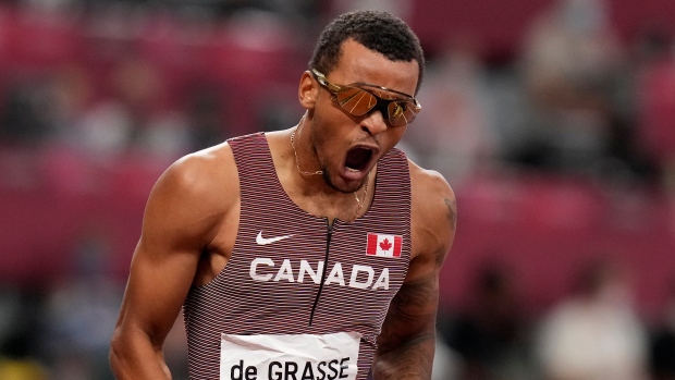 Andre De Grasse World Track and Field Championships 