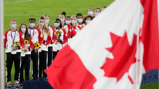 Canadian women's soccer team, The Canadian Press Canadian women's soccer team