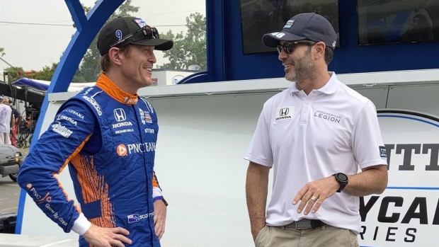 Scott Dixon Jimmie Johnson, The Canadian Press Scott Dixon Jimmie Johnson
