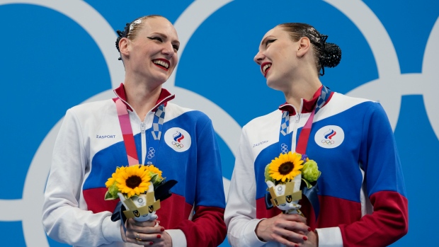 Svetlana Kolesnichenko and Svetlana Romashina, The Canadian Press Svetlana Kolesnichenko and Svetlana Romashina