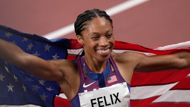 Allyson Felix, The Canadian Press Allyson Felix