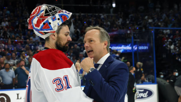 Jon Cooper and Carey Price