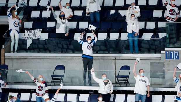 Winnipeg Jets fans, The Canadian Press Winnipeg Jets fans