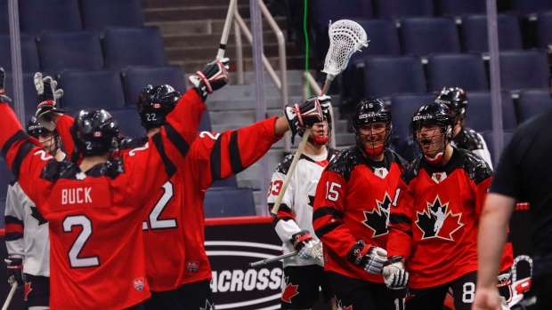 Canada East celebrates , Canadian Lacrosse League Canada East celebrates