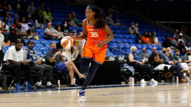 Jonquel Jones, Tim Heitman/NBAE via Getty Images Jonquel Jones