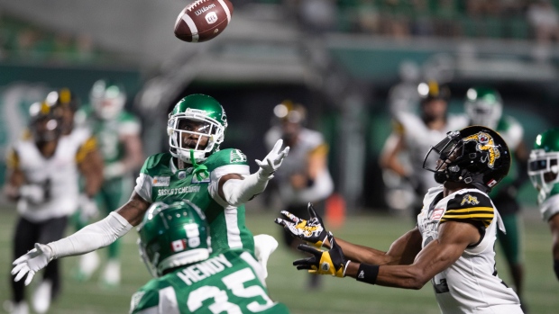 Saskatchewan Roughriders Hamilton Tiger-Cats, The Canadian Press Saskatchewan Roughriders Hamilton Tiger-Cats