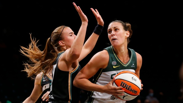 Sabrina Ionescu Stephanie Talbot, The Canadian Press Sabrina Ionescu Stephanie Talbot