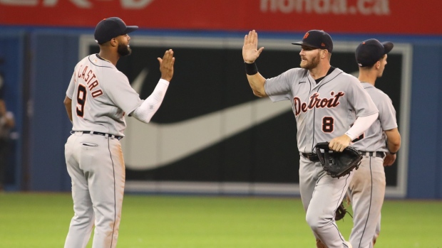 Detroit Tigers celebrate