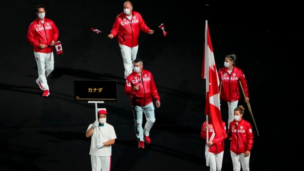 Canadian Paralympic athletes enter opening ceremony
