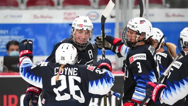 Team USA celebrates