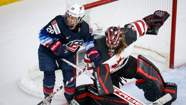 Ann-Renee Desbiens, Amanda Kessel, The Canadian Press Ann-Renee Desbiens, Amanda Kessel