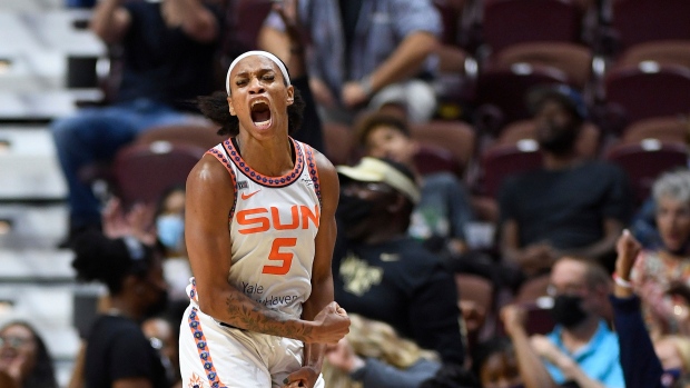 Connecticut Sun guard Jasmine Thomas