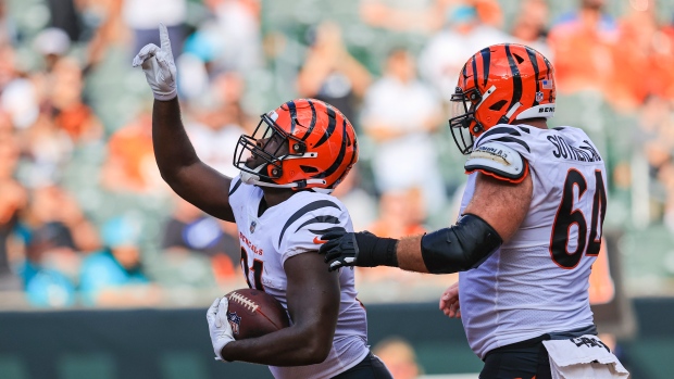 Cincinnati Bengals running back Jacques Patrick