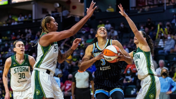 Candace Parker Mercedes Russell Sue Bird, The Canadian Press Candace Parker Mercedes Russell Sue Bird