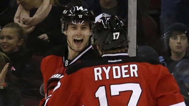 Adam Henrique and Michael Ryder