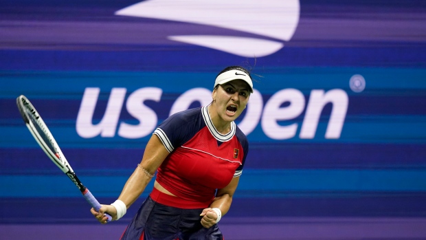 Bianca Andreescu , The Canadian Press Bianca Andreescu