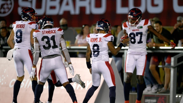 Alouettes Celebrate , The Canadian Press Alouettes Celebrate