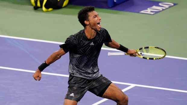 Felix Auger-Aliassime, The Canadian Press Felix Auger-Aliassime