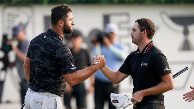 Patrick Cantlay and Jon Rahm