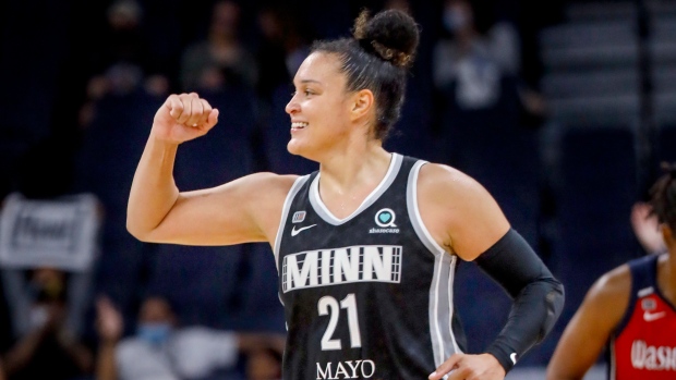 Minnesota Lynx guard Kayla McBrid