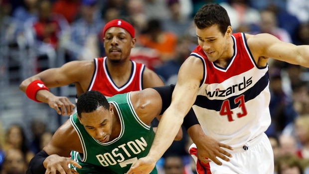 Paul Pierce Kris Humphries, The Canadian Press Paul Pierce Kris Humphries