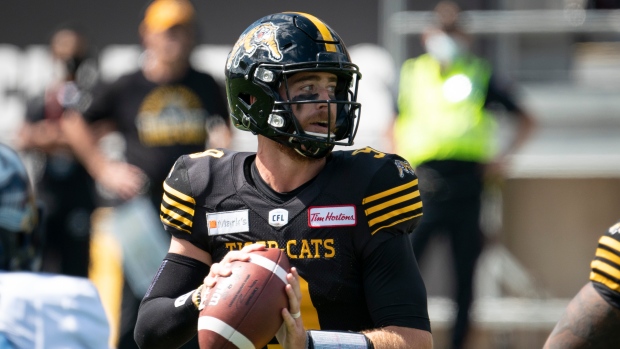 Ticats QB Evans day-to-day with shoulder injury