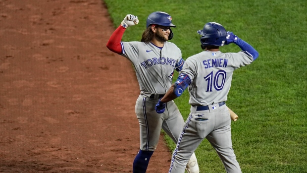 Bo Bichette, Marcus Semien, The Canadian Press Bo Bichette, Marcus Semien