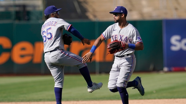 Yonny Hernandez, Leody Taveras, The Canadian Press Yonny Hernandez, Leody Taveras