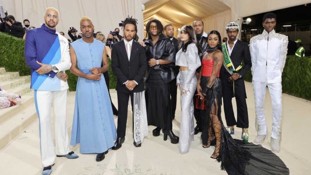 Lewis Hamilton Met Gala, Mike Coppola/Getty Images Lewis Hamilton Met Gala