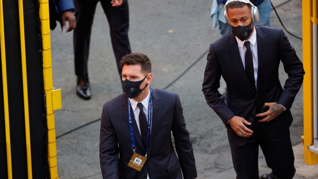 PSG's Lionel Messi and Neymar, The Canadian Press PSG's Lionel Messi and Neymar