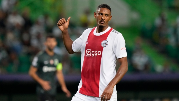 Ajax's Sébastien Haller, The Canadian Press Ajax's Sébastien Haller