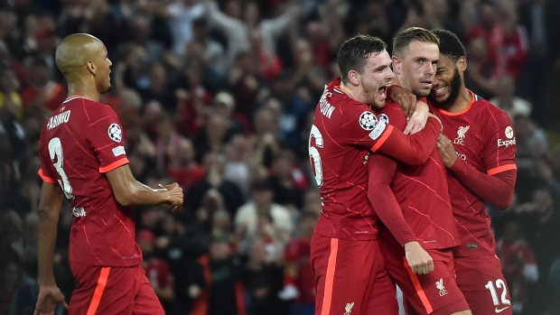 Jordan Henderson and Liverpool Celebrate