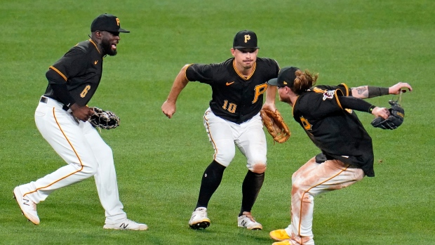 Anthony Alford, Bryan Reynolds, Ben Gamel, The Canadian Press Anthony Alford, Bryan Reynolds, Ben Gamel