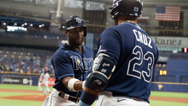 Yandy Diaz Nelson Cruz, The Canadian Press Yandy Diaz Nelson Cruz