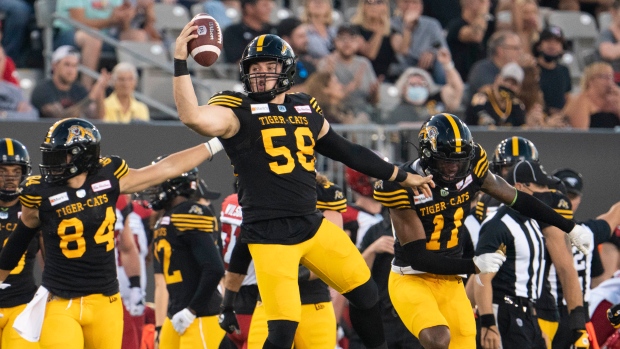 Hamilton Tiger-Cats celebrate