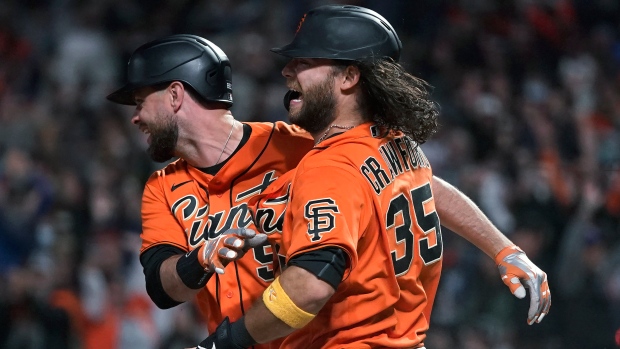 Brandon Crawford Brandon Belt, The Canadian Press Brandon Crawford Brandon Belt