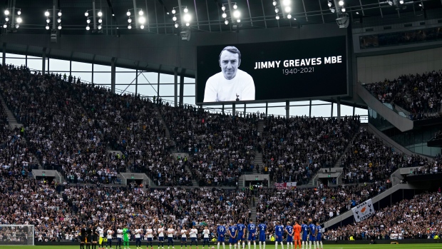 Tottenham, Chelsea pay respects to Jimmy Greaves, The Canadian Press Tottenham, Chelsea pay respects to Jimmy Greaves