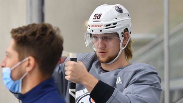 Dmitri Samorukov, Oilers Twitter Dmitri Samorukov