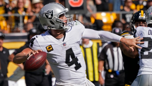 Derek Carr, The Canadian Press Derek Carr