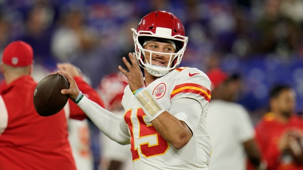 Patrick Mahomes, The Canadian Press Patrick Mahomes