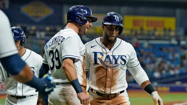 Kevin Kiermaier Yandy Diaz, The Canadian Press Kevin Kiermaier Yandy Diaz