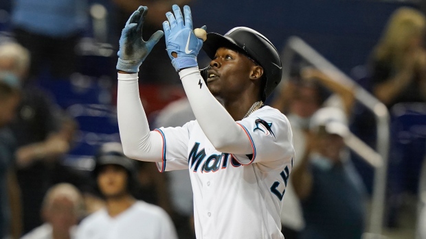 Long season tests Miami Marlins rookies Chisholm, Rogers