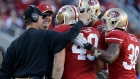 Harbaugh, 49ers celebrate