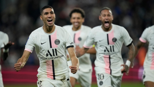 Paris Saint-Germain celebrates