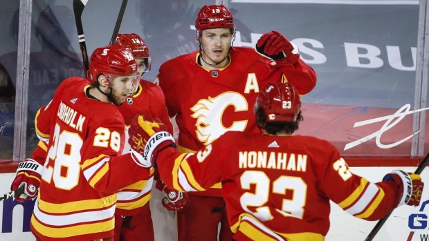 Calgary Flames Celebrate, The Canadian Press Calgary Flames Celebrate